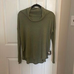 Sage Green Cowl Neck Sweater